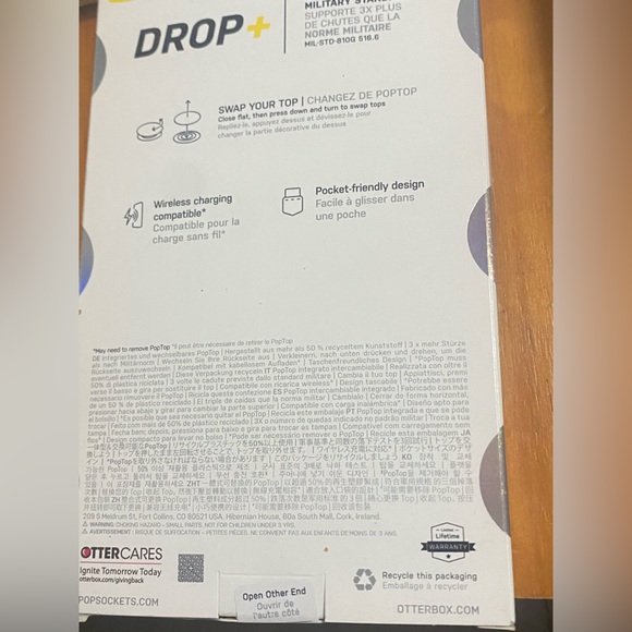 OtterBox symmetry pop iPhone 14 Pro Max clear protection case drop tested NWT - Picture 3 of 3